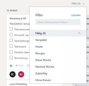 Microsoft Planner_Gesamtübersicht_Filter