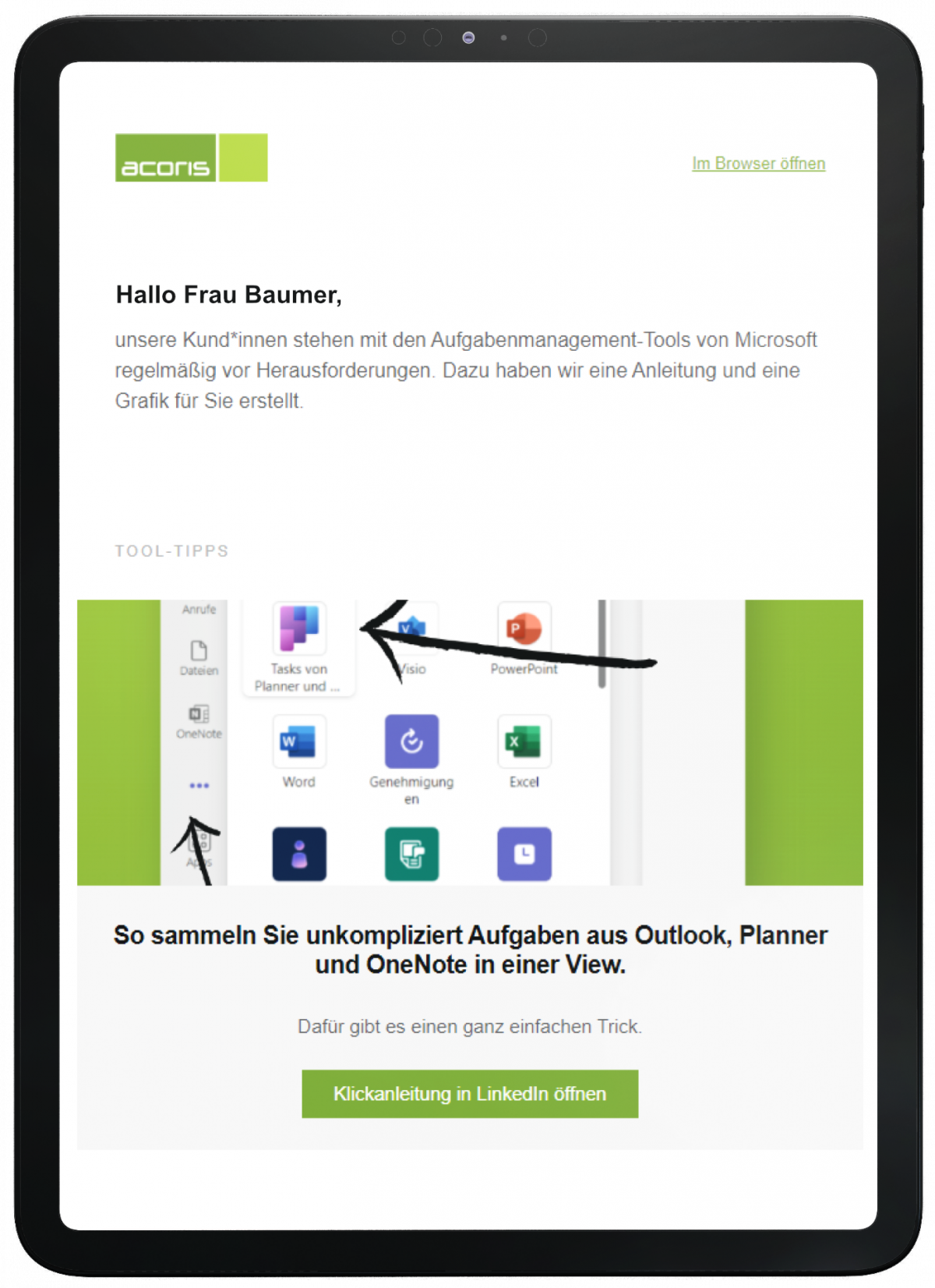 Microsoft 365 acoris ag