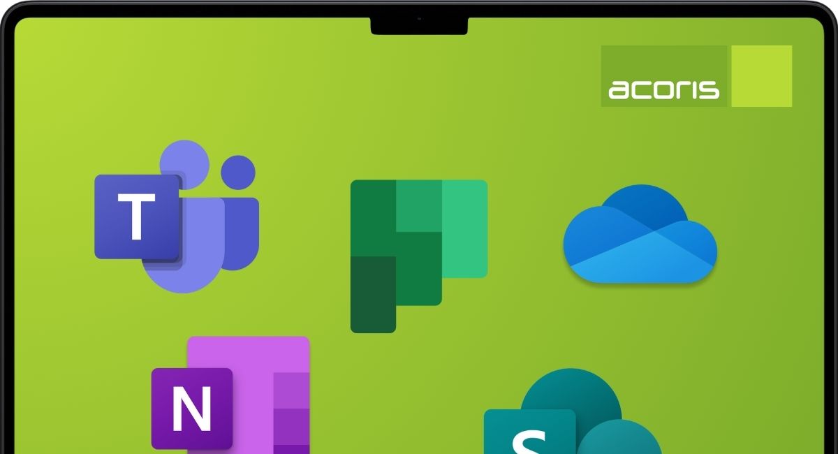 acoris mockup broschuere uebersicht microsoft365 apps