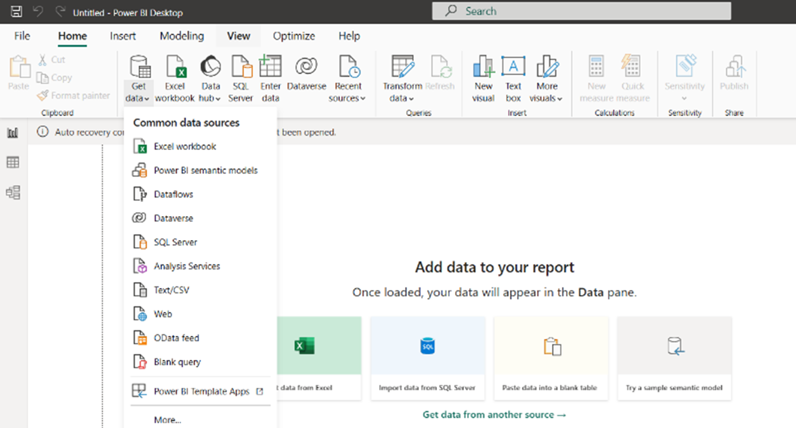 acoris_beitragsbild_ga4 power bi_auswahl datenquellen Auswahlmöglichkeit verschiedener Datenquellen für Power BI