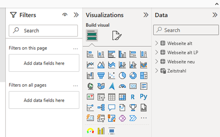 acoris_beitragsbild_ga4 power bi_datenstreams Veranschaulichung: Mehrere Datenstreams aus Google Analytics in einem Power BI Report
